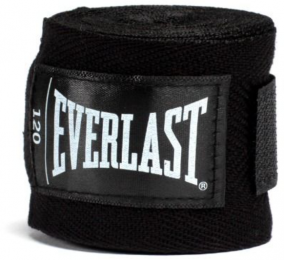 EverlastCoreHandWraps-Zwart-305cm