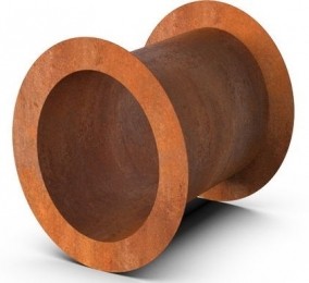 EguraUitsparingCortenstaalHoutopslagRond390x380mmGeroba-Geroba