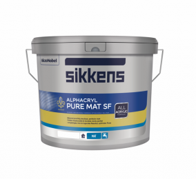 SikkensAlphacrylPureMatSF-OpKleurGemengd-5L
