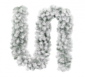 KerstslingerFlockedColoradoGarland270x25kerstboom-Holidaytree