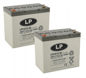 LandportLP2xGELaccu12volt50ahtypeLPCG12-50