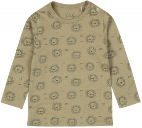 DirkjeOrganicFadedGreenMaat56LionsT-ShirtLangeMouwWN1282NOOS