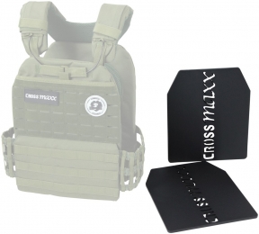 LifemaxxCrossmaxxTacticalVestPlate-Set2x4kg