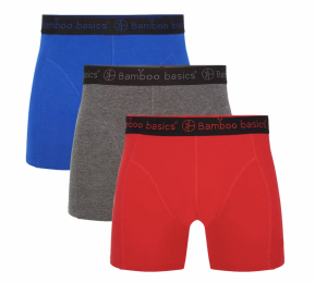 BambooBasicsBoxershorts3packBambooGreyBlueRedXL