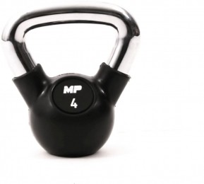 MusclePowerRubberenKettlebell-Zwart-4kg