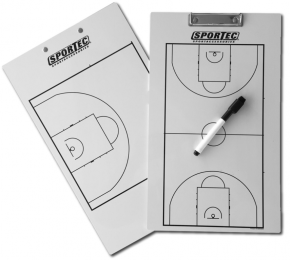 SportecBaketbalCoachbordmetClipenStift