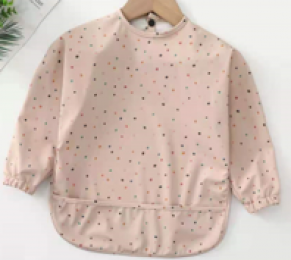 Dutsi-KinderschortWaterafstotendVerstelbaar-6-12maanden-Stipjes