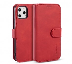 CaseMe-iPhone11ProHoesje-MetMagnetischeSluiting-MingSerie-LerenBookCase-Rood