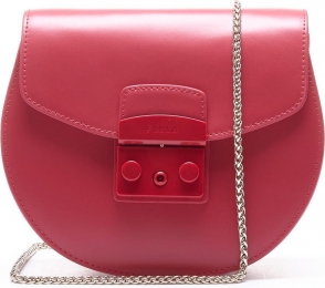 Furla-MetropolisMiniCrossbodyRound-RubyRood-Vrouwen-MaatOS