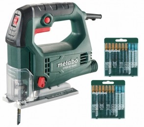 MetaboSTEB65QUICKSETDecoupeerzaagIncl20ZaagbladenInKoffer-450W-D-greep-Variabel