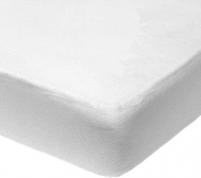 TitaniumbabyWitJersey60x120cmWaterproofMatrasbeschermerenHoeslaken