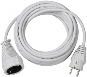 Brennenstuhl1168440KwaliteitsKunststofVerlengsnoerWit-H05VV-F3G15-5m