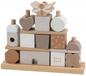 LabelLabelNougatHoutenBlokken