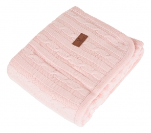 CangarooSherpyPink75x100cmWiegdeken