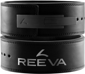 ReevaLiftingBeltvanCarbonLeer-RVSGesp-13mm-XL