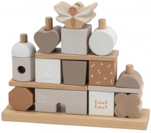 LabelLabelNougatHoutenBlokken