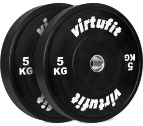 VirtuFitBumperPlate-OlympischeHalterschijfvanRubber-50mm-set2x5kg