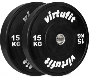 VirtuFitBumperPlate-OlympischeHalterschijfvanRubber-50mm-set2x15kg