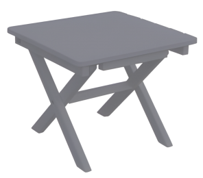 KlaptafelWesterlylichtgrijs45x45x38cmBuitengewoondeBoet-Buitengewoondeboet
