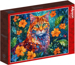 CatMosaquePuzzel1000stukjes