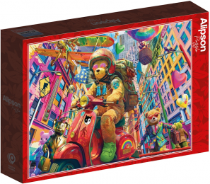 TeddyontheGoPuzzel1000stukjes