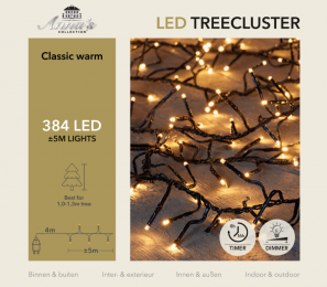 Kerstverlichting1-13metertreecluster5meter384LEDclassicwarmmettimerAnnascollection-Annascollection