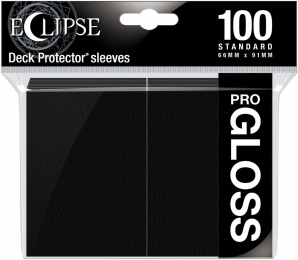 StandardSleevesGlossEclipse-Zwart100stuks