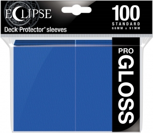 StandardSleevesGlossEclipse-Blauw100stuks