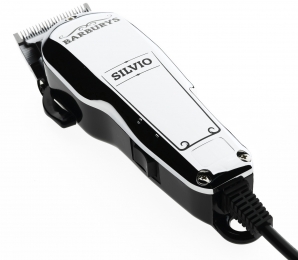 SilvioTondeuseprofessionalHoogglansZilver