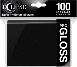 StandardSleevesGlossEclipse-Zwart100stuks
