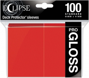 StandardSleevesGlossEclipse-Rood100stuks