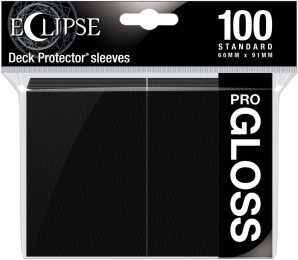 StandardSleevesGlossEclipse-Zwart100stuks