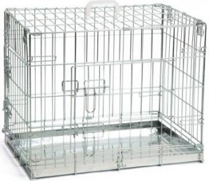 Beeztees-Hondenbench-2Deurs-Verzinkt-62x44x49cm