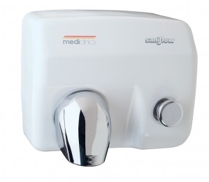 MediclinicsMediclinicsSaniflowhanddrogerdrukknopE88-wit