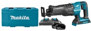 MakitaDJR360PT236V2x18VLi-IonAccuReciprozaagSet2x50AhAccuInKoffer-Snelwissel-Variabel-Koolborstelloos