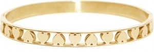CO88CollectionSense8CB90094StalenBanglemetHartjes-One-size60x50x6mm-Goudkleurig