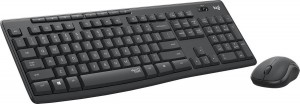 LogitechMK295Silent-Draadlozemuisentoetsenbord-QWERTZDuitsZwart