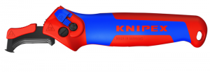 Knipex1650145SBOntmantelingsmes-Instelbaar-Ratelfunctie-Tot7mm-InclGlijschoen