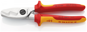 Knipex9516200KabelschaarMetDubbeleSnijkanten-200mm