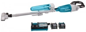 MakitaCL001GA224XGT40VMaxLi-IonAccuSteelstofzuigerSet2x20Ah-1200lmin-Koolborstelloos