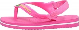 HavaianasBabyBrasilLogoIIMeisjesSlippers-PinkFlux-Maat21