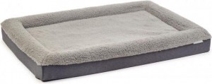 BeezteesmemoryfoamligbedYura-Hondenkussen-Grijs-120x80x15cm