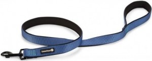 BeezteesParincaPremium-Hondenriem-Nylon-Blauw-120cmx25mm