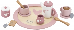LabelLabelRozeHoutenTheeserviesSetLLWT-24838