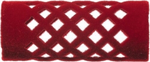 EfalockFluwelenrollerkortrood18mm12st