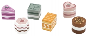 PolarB6stuksHoutenCakeSet44055