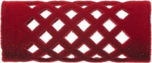EfalockFluwelenrollerkortrood18mm
