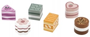 PolarB6stuksHoutenCakeSet44055