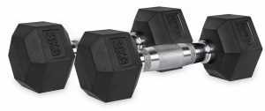 VirtuFitHexaDumbbellProSet-2x3kg