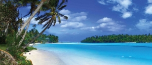 BlueLagoon150x30cmTuinschilderij-Customizeit